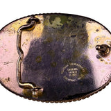 Montana Silversmiths Mens Two Tone Sterling Silver-Plate Belt Buckle Western