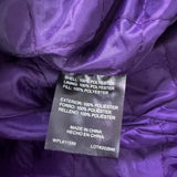 Weatherproof Womens Purple Polyester Rain Jacket With Hood Size M