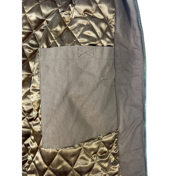 Supervsn Studios Men's Light Brown Zip Up Padded Work Jacket Sz XXL