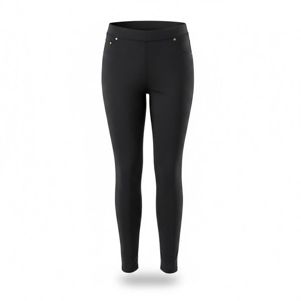 Michael Kors Womens Black Cotton Blend Slim Fit Pants Size 2X