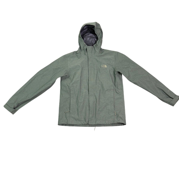 The North Face Men’s Green Hooded Lightweight Jacket Adjustable Drawcord