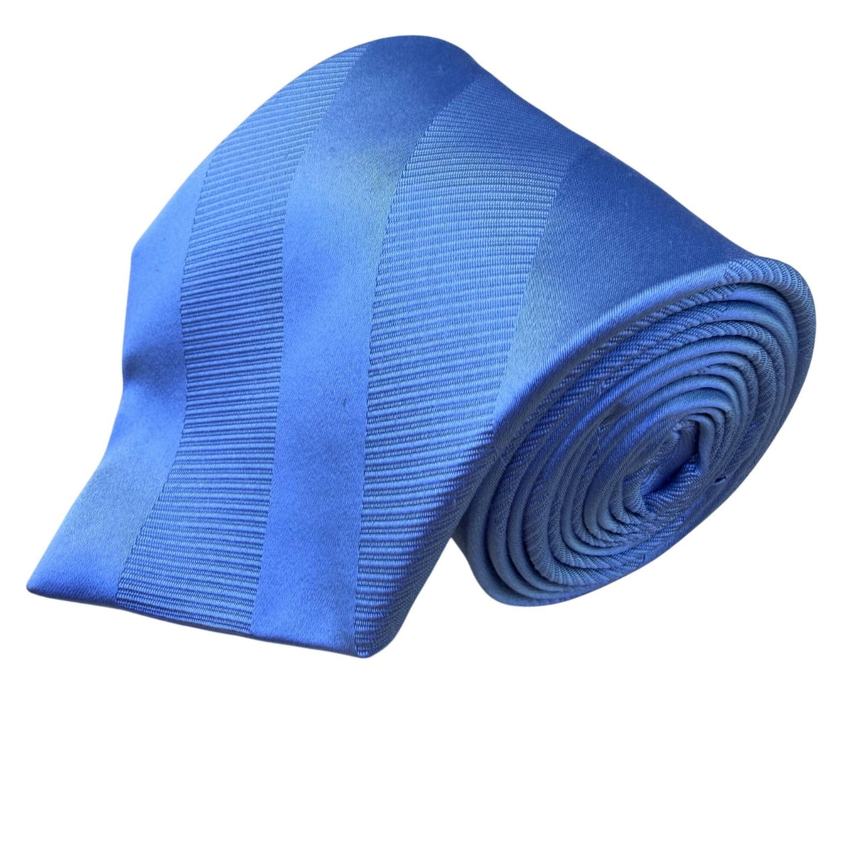 Nautica Mens Blue 100% Silk Striped Pattern Tie Classic Formal Design
