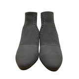 Eileen Fisher Women’s Gray Knit Stretch Ankle Booties Size 8.5