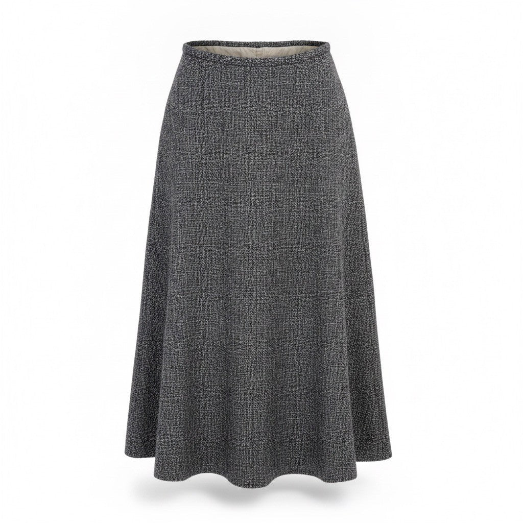 Norton McNaughton Womens Gray A-Line Skirt Size 4P Petite