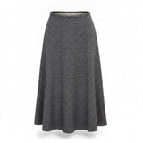 Norton McNaughton Womens Gray A-Line Skirt Size 4P Petite