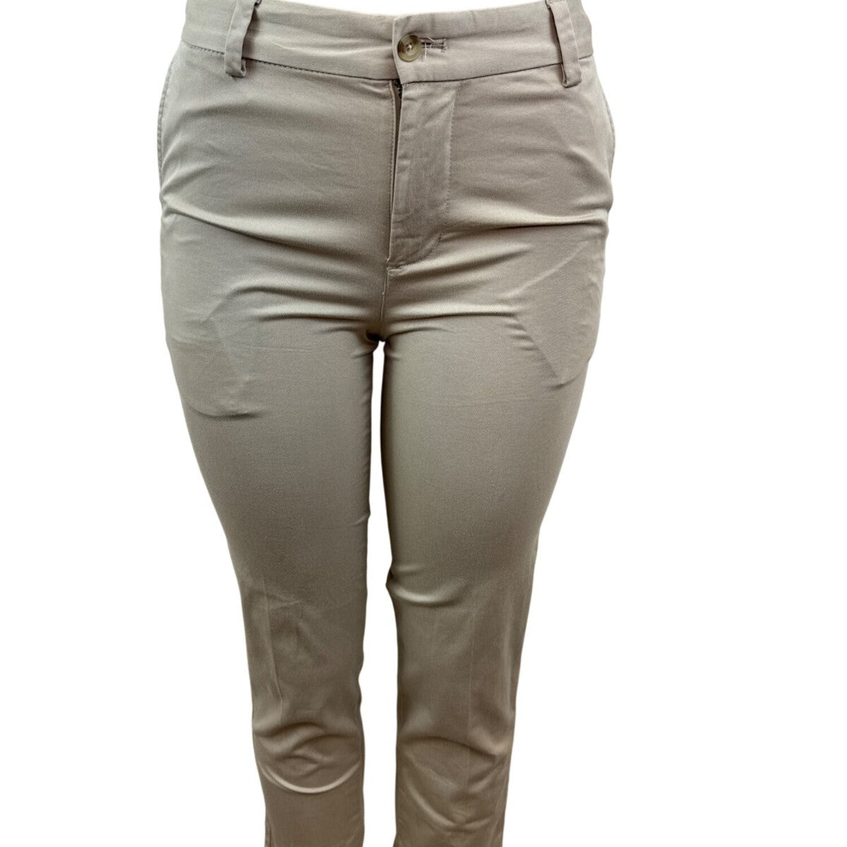 Vineyard Vines Women's Beige Slim Fit Khaki Bottom Trousers Sz 16