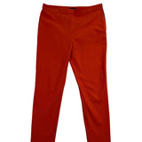 Ann Taylor Women’s Red Polyester Blend Slim Fit Side-Zip Pants Size 10