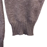 Dazy Mens Taupe Crew Neck Sweater Stylish Warm Knitwear Size S