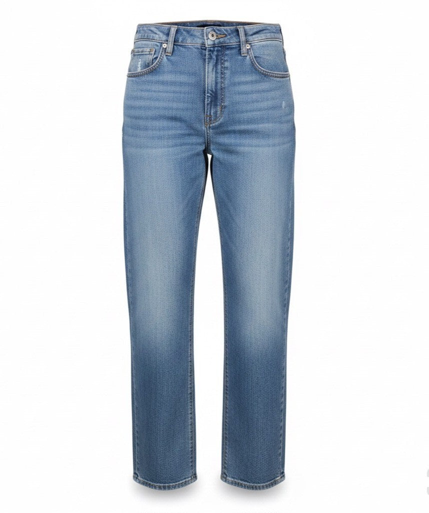 American Eagle Womens Super High-Rise Strigid Baggy Straight Jeans Size 8 29W