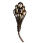 Vintage Womens Gold Tone Various Metal Decorative Brooch Floral Design