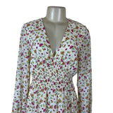 Lost + Wander Women’s White Floral Maxi Dress With Long Sleeves Size S - New