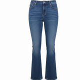 Vintage America Ladies Blue Cotton Stylish Stretch Denim Bootcut Jeans Size 10
