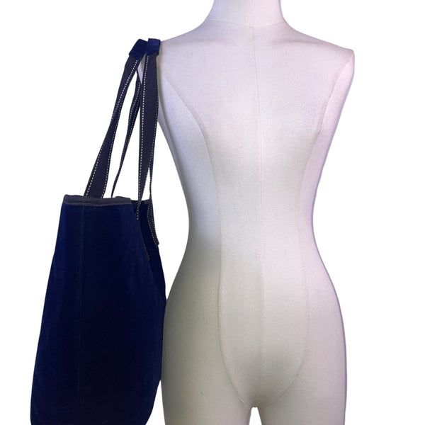 Scout Women’s Navy Blue Canvas Double Handle Snap Closure Everyday Tote Bag