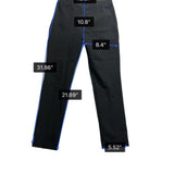 Karen Kane Womens Black Polyester Slim Fit Pants Comfortable Stretch Waist Sz S