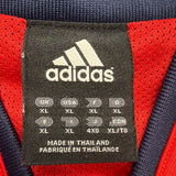 Adidas Mens Red Washington Wizards Track Jacket Full-Zip Casual Wear Size XL