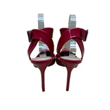 I.N.C. Women’s Red Man-Made Adjustable Strap Pointed Toe Ozanna Heels Size 8.5M