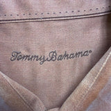 Tommy Bahama Mens Brown Button-Up Long Sleeve Shirt Size XXL