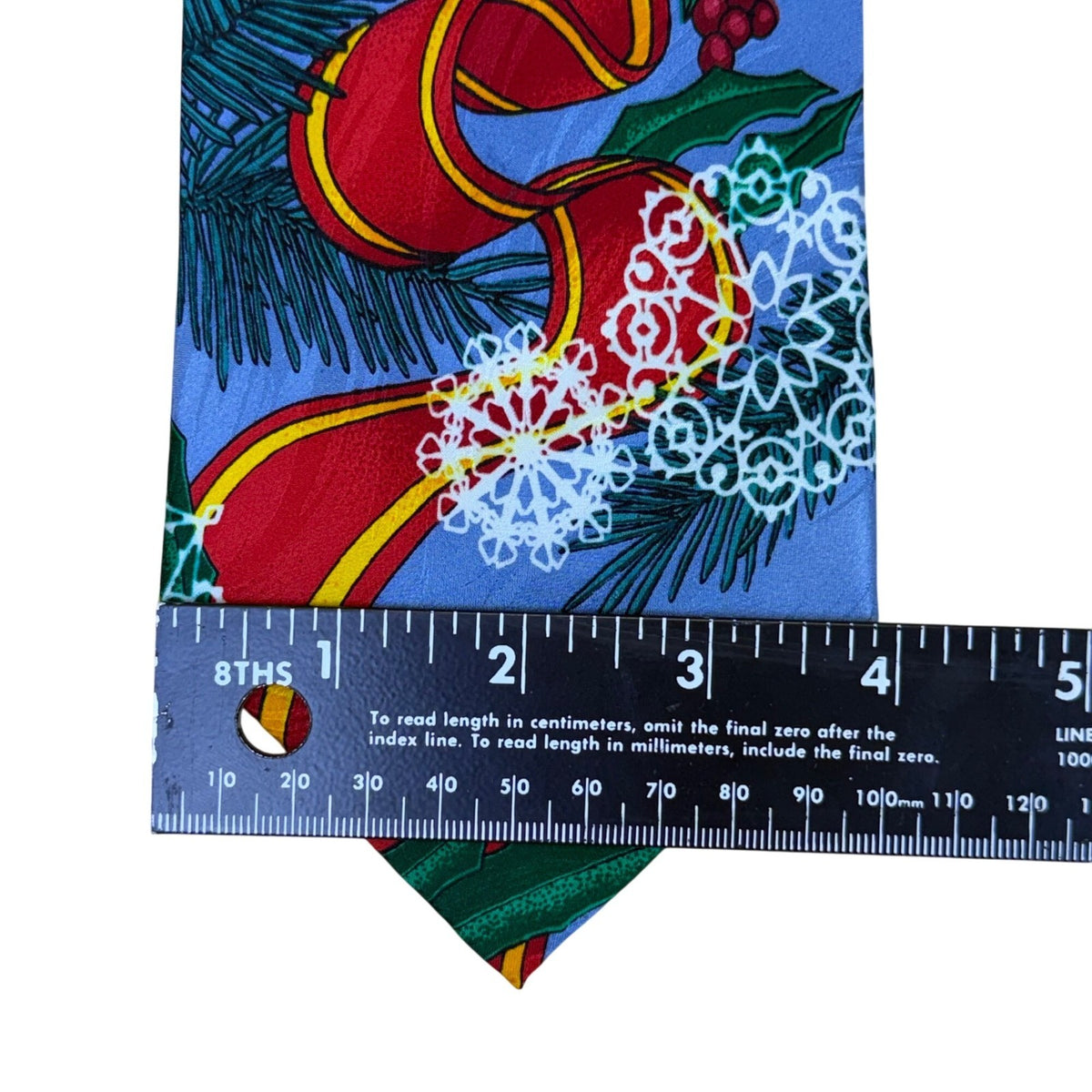 Ruch Lindenthal Mens Multicolor Polyester Holiday-Themed Tie 57"