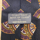 Robert Talbott Mens Navy Silk Neck Tie Woven Print Italy Handcrafted Nordstrom