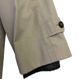 London Fog Mens Taupe Coat Trench With Collar Button-Front Size L 