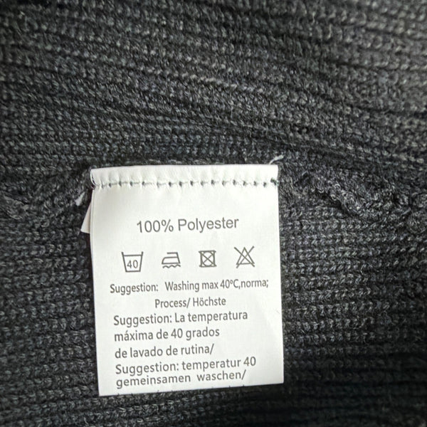 Coofandy Mens Black Cardigan Sweater With Pockets Button-Up Style Size S