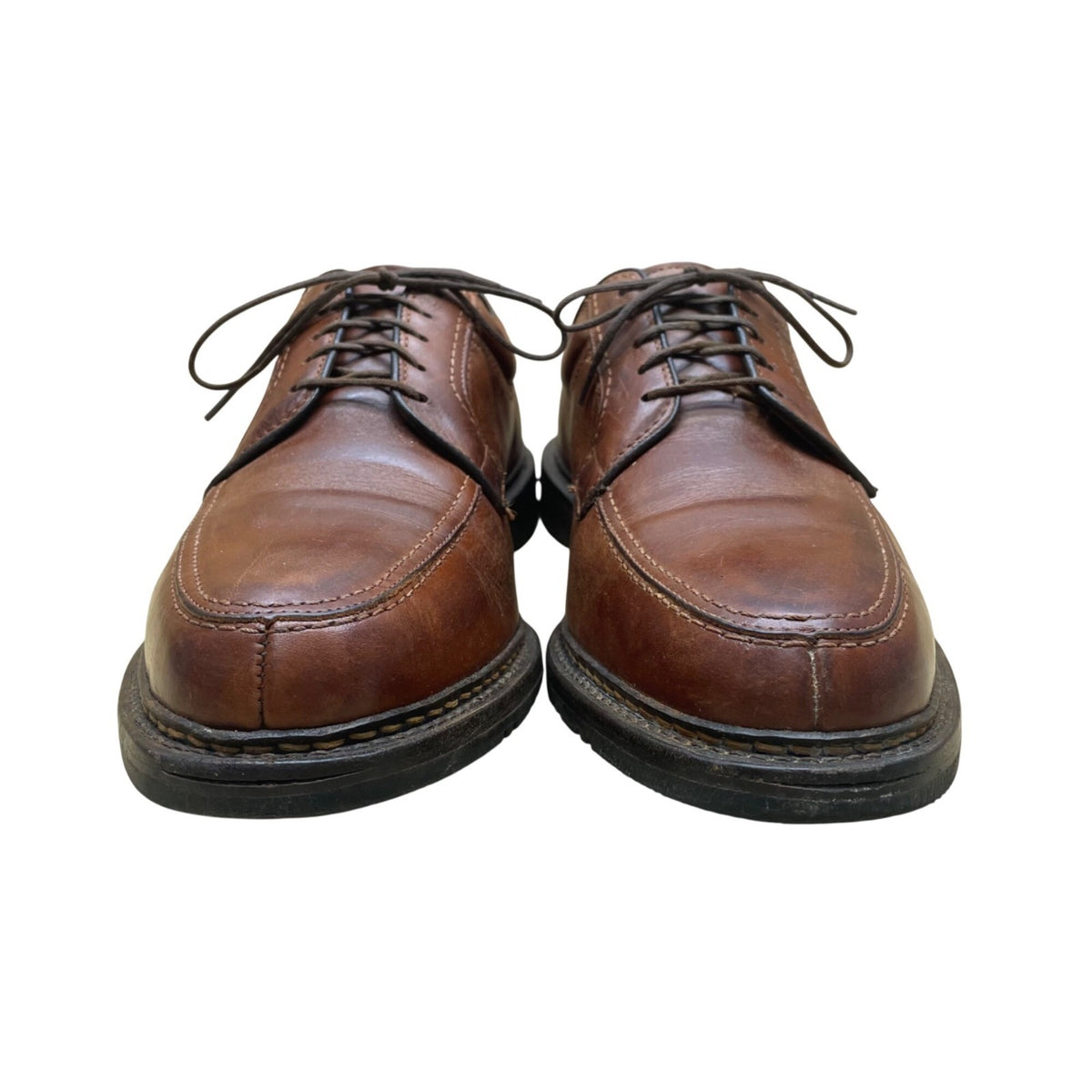 Allen Edmonds Men’s Brown Leather Lace-Up Wilbert Dress Shoes Size 12