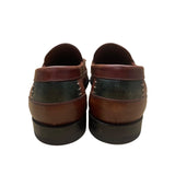 H.S Trask Men’s Brown Leather Vibram Sole Tassel Moccasin Size 12N