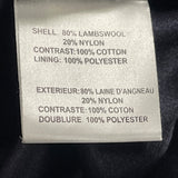 Forecaster Women’s Navy Wool Hooded Coat With Velvet Trim Warm Outerwear Sz 12