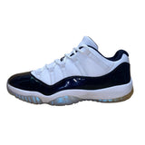 Air Jordan Men’s White & Emerald Green Patent Leather Low Top Sneakers Sz 12