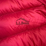 L.L. Bean Womens Red Ultralight 850 Down Jacket Water-Repellent  Goose Down Sz 1
