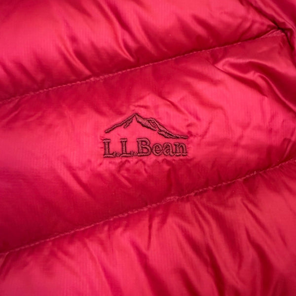 L.L. Bean Womens Red Ultralight 850 Down Jacket Water-Repellent  Goose Down Sz 1