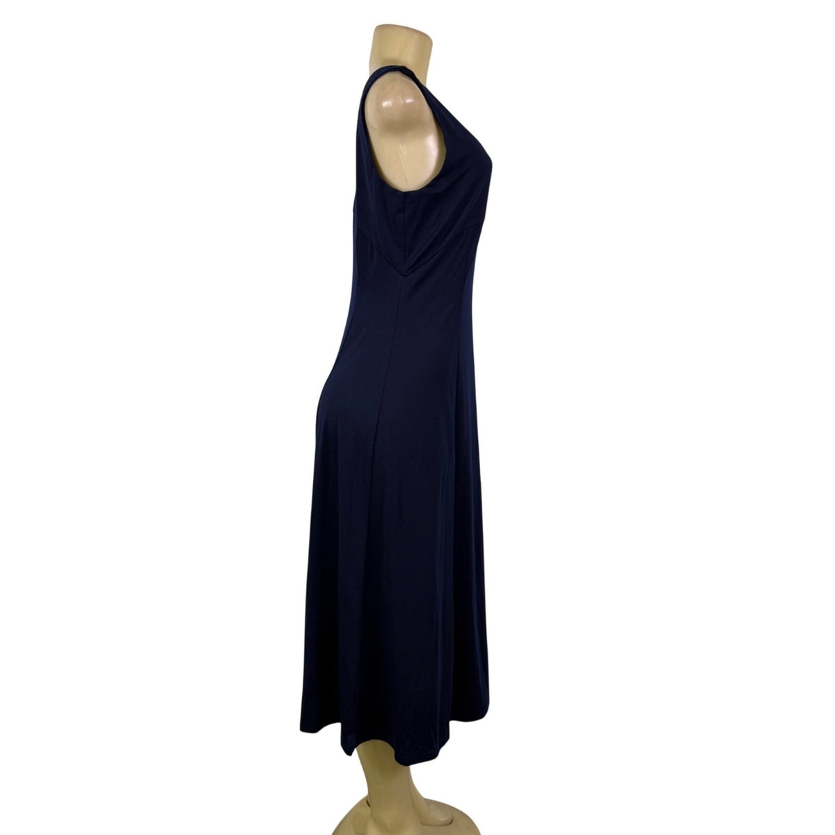 Cupshe Womens Navy Blue Sleeveless Midi Empire Waist Dress  Sz S - New