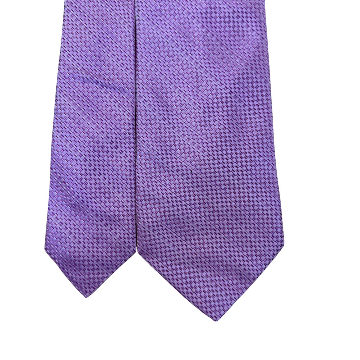 Nicole Miller Mens Purple All Silk Textured Tie 57" Long Luxury Formal Accessory