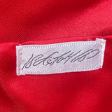 Lord & Taylor Women’s Red Sequins Evening Bag With Chain Strap & Satin Interior