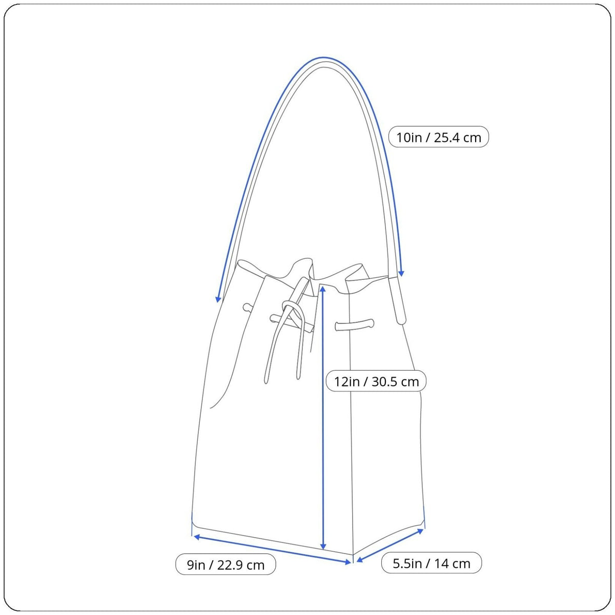 Kate Spade Women’s Brown & Black Leather Snap Closure Bucket Bag