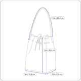 Kate Spade Women’s Brown & Black Leather Snap Closure Bucket Bag