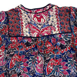 By Anthropologie Womens Multicolor 100% Viscose Printed Long Sleeve Mini Dress S