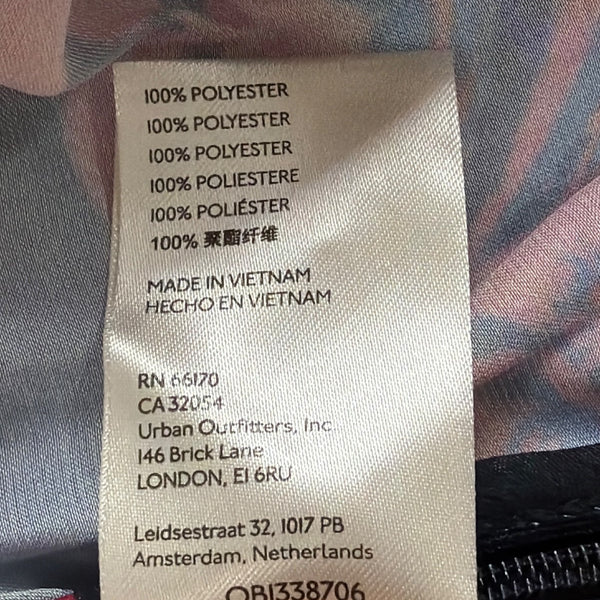 Free People Womens Black Floral Midi Dress Sleeveless Lightweight Size 6