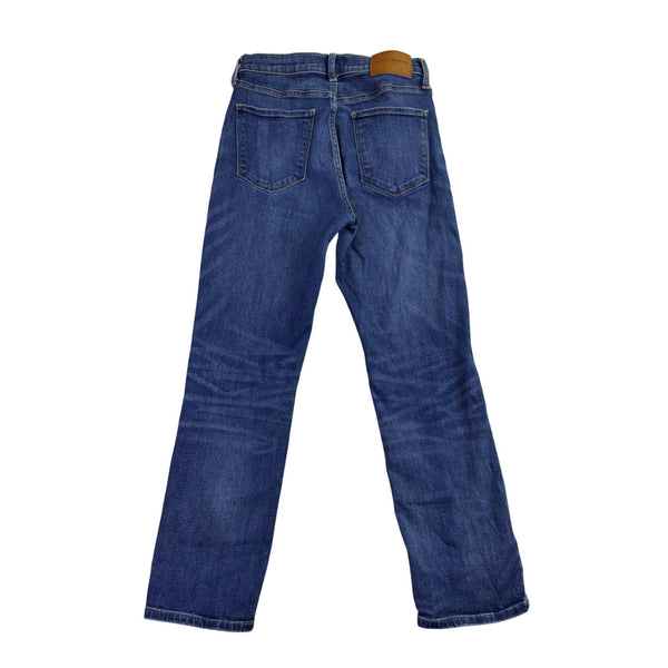 Lucky Brand Womens Blue Straight Leg Jeans Machine Washable Size 6/28R