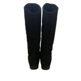 Jack Sprat Women’s Black Faux Suede Knee High Pirate Boots Size 7M