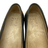 Naturalizer Women’s Black Leather Chain Detail Slip-On Loafer Shoes Size 7M