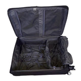 Delsey Unisex Black Expandable Spinner Wheels Rolling Travel Suitcase  Luggage