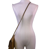 Vtg La Regale Women’s Gold Metal Mesh Shoulder Strap asymmetrical Evening Clutch