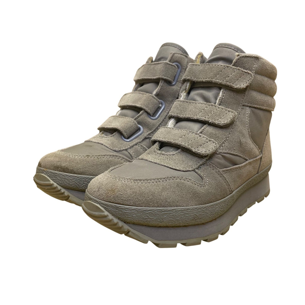 Thinsulate Women’s Gray Suede & Fabric Insulated Winter High Top Boots Size 8M