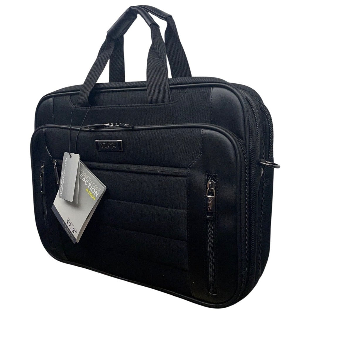 Kenneth Cole Reaction Men’s Black Nylon R-Tech 17.3” Laptop Business Case