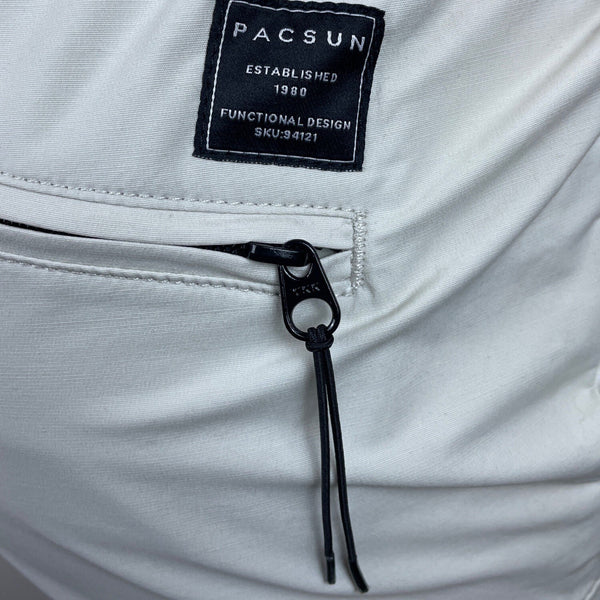 Pacsun Women's White Buckled Cargo Pants Sz M
