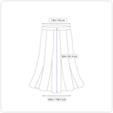 Triminghanis Women's Red Plaid Midi Skirt Sz 10