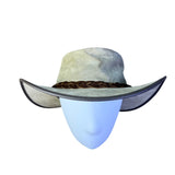 Barmah Suede Leather Beige Western Hat With Braided Band Outback Style Sz  XL