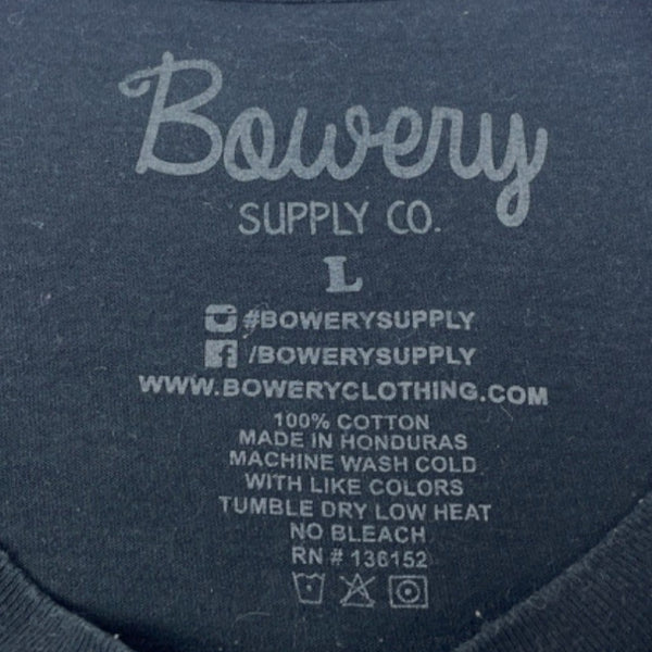 Bowely Supply CO. Dragon Graphic Men's Black T Shirt Sz L New