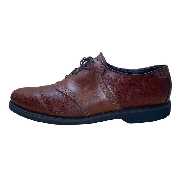 Dexter Men’s Brown Leather Lace-Up Brogue Oxford Dress Shoes Size 12 M